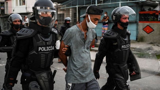 Protestas en Cuba