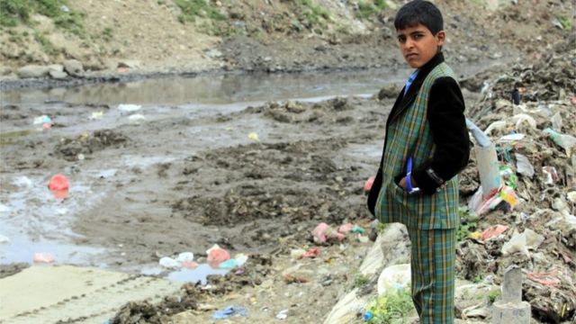 یمن با بحران آب سالم و شیوع وبا رو به رو است
