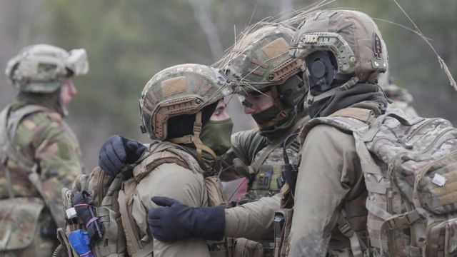Украинские резервисты сил территориальной обороны