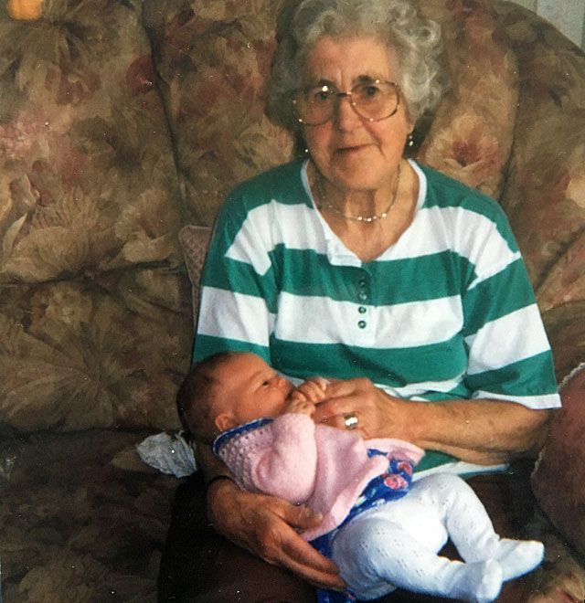 Ella and her great grandmother