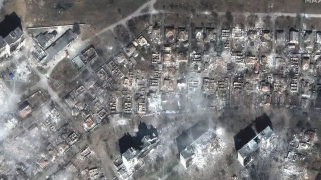 يعتقد بأن حوالي 40 في المائة من المباني السكنية في مدينة ماريوبول دمرها القصف الروسي.