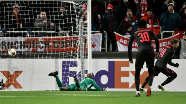 Arsenal jẹ amin ayo ninu idije Europa