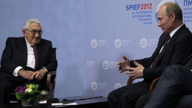 Henry Kissinger və Vladimir Putin