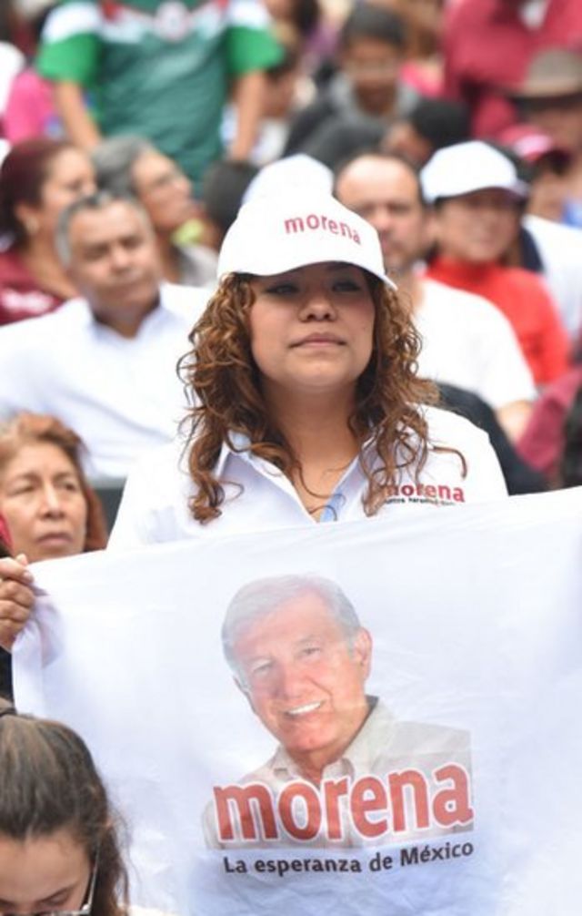 López Obrador gana las elecciones de México: el meteórico ascenso de MORENA,  el partido que fundó hace 4 años - BBC News Mundo