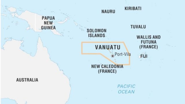 Vanuatu chỉ cách Sydney 1500 hải lý về hướng đông bắc