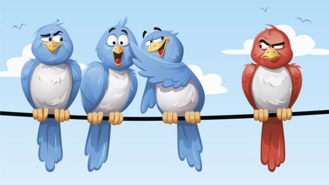 صورة تعبر عن التنمر والكراهية