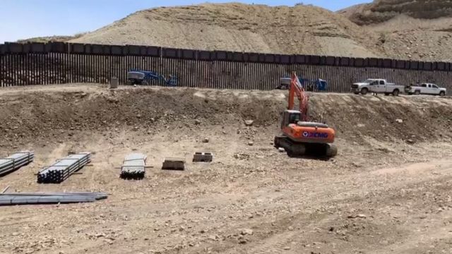 Барьер строится в штате Нью-Мексико