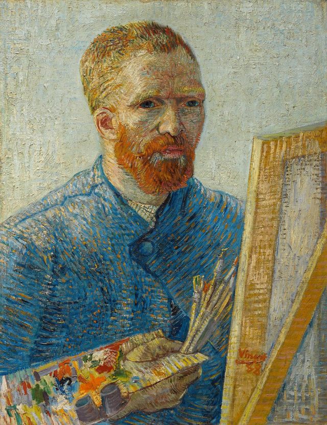 'Autorretrato como pintor' (dezembro de 1887/fevereiro de 1888) — Museu van Gogh
