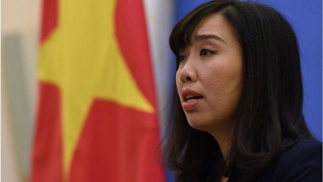 Người phát ngôn Bộ Ngoại giao Việt Nam bà Lê Thu Hằng