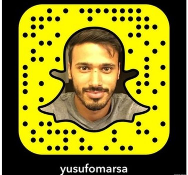 Imagen de perfil de Snapchat de Yusuf Omar.