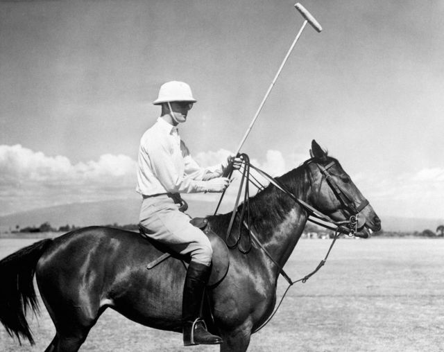 Prince Philip playing polo