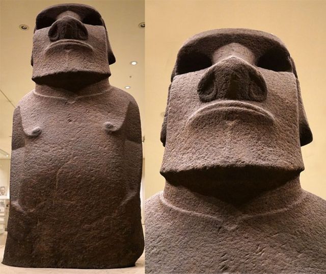 Moái en el Museo Británico