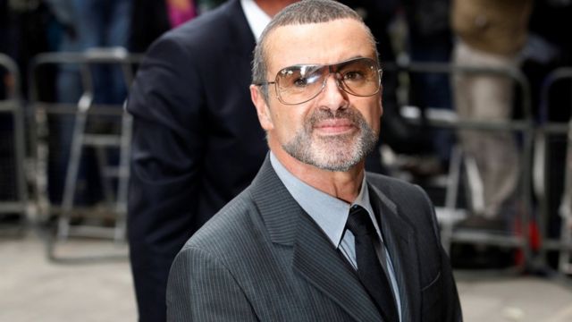 George Michael outside Highbury Magistrates Court in 2010
