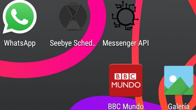 Iconos de WhatsApp, Seebye Scheduler y Messenger API