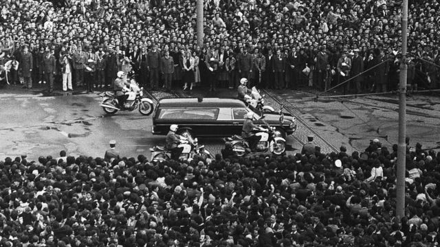 Funerales muerte de Josip Broz Tito.