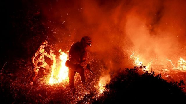Лесной пожар в Испании 31 марта 2023 года