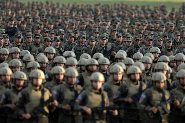 Militares del Plan de Control Territorial. Ciudad Arce, El Salvador, 23 de noviembre de 2022