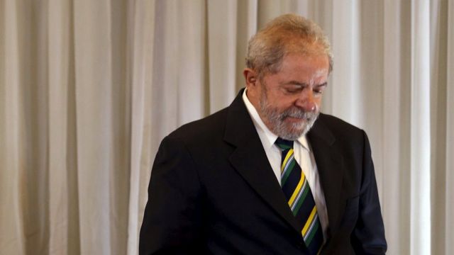 Luiz Inácio Lula da Silva en su despacho