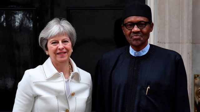 Muhammadu Buhari and Theresa May