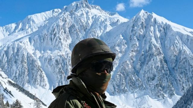 这场冲突发生在海拔超过4000米的喜马拉雅山地。(photo:BBC)
