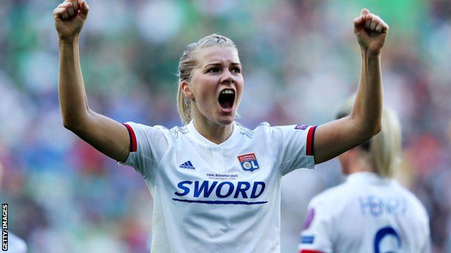 Lyon 9-0 Slavia Prague: Ada Hegerberg hits milestone in Women's Champions  League opener