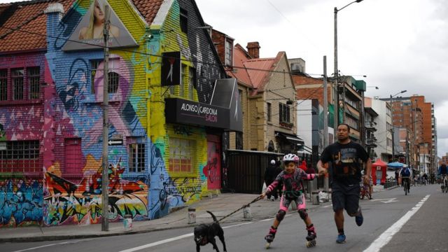 Ciclovía en Bogotá
