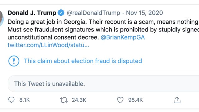 Donald Trump Tweet