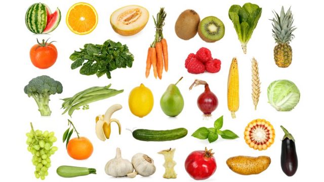 Frutas, verduras e legumes