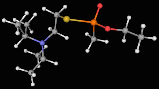 Molécula de VX.