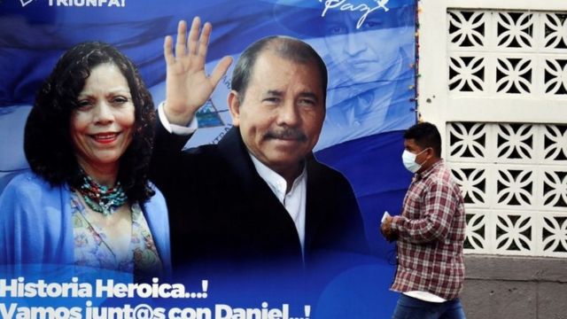 Poster of Rosario Murillo and Daniel Ortega