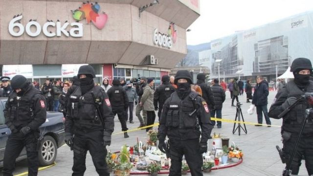 Jake policijske snage u centru Banjaluke
