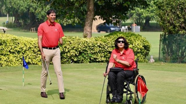 மாற்றுத்திறனாளி பெண் வீராங்கனை