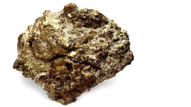 Mineral de uranio.