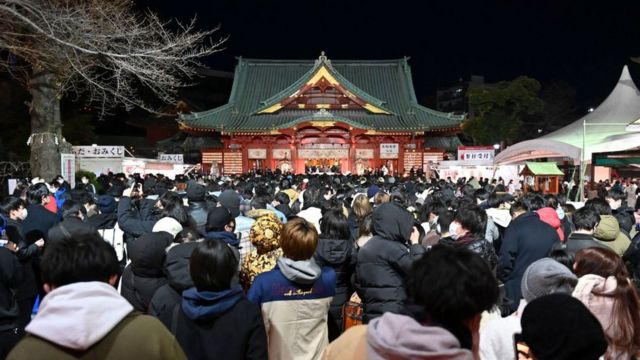 Новогодняя молитва в Токию