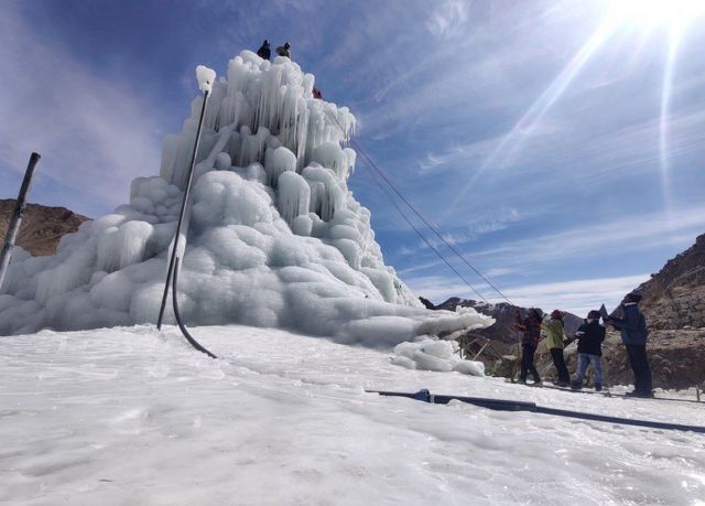 الأبراج الجليدية في لاداخ