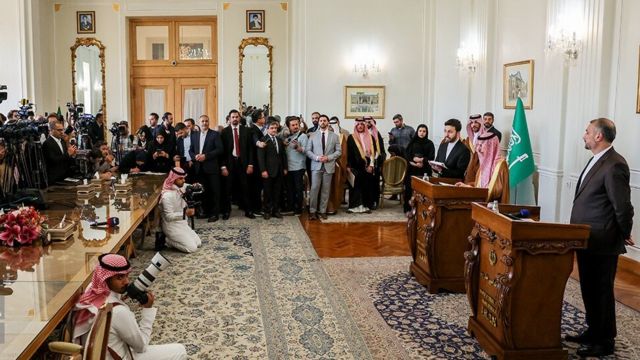 سفر بن فرحان به تهران