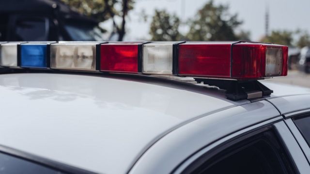 Top of a police car