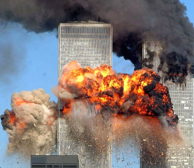 Twin towers on 9/11