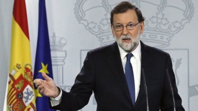 Ra'iisul wasaaraha Spain Mariano Rajoy