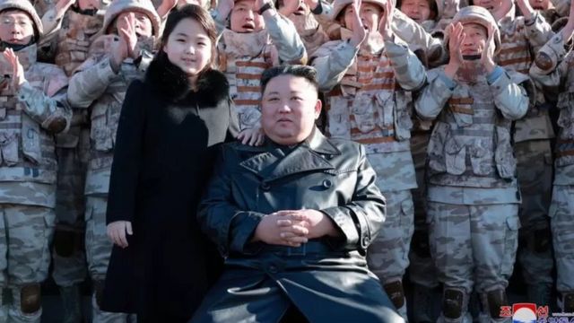 Kim Jong-un e sua filha