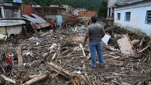 Las Tejerías: las imágenes del letal deslave tras las lluvias torrenciales  en Venezuela - BBC News Mundo