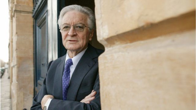 El exministro de Exteriores francés Roland Dumas en 2003.