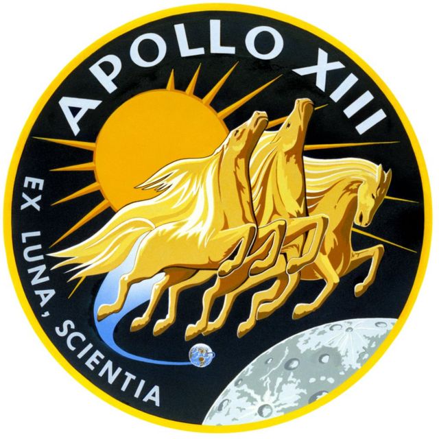 The emblem of Apollo 13