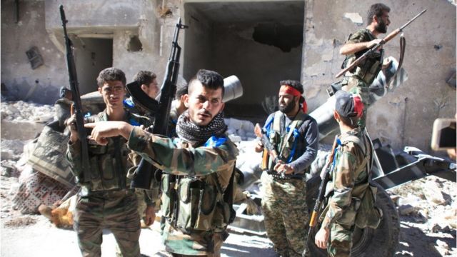 сирийская армия в Алеппо