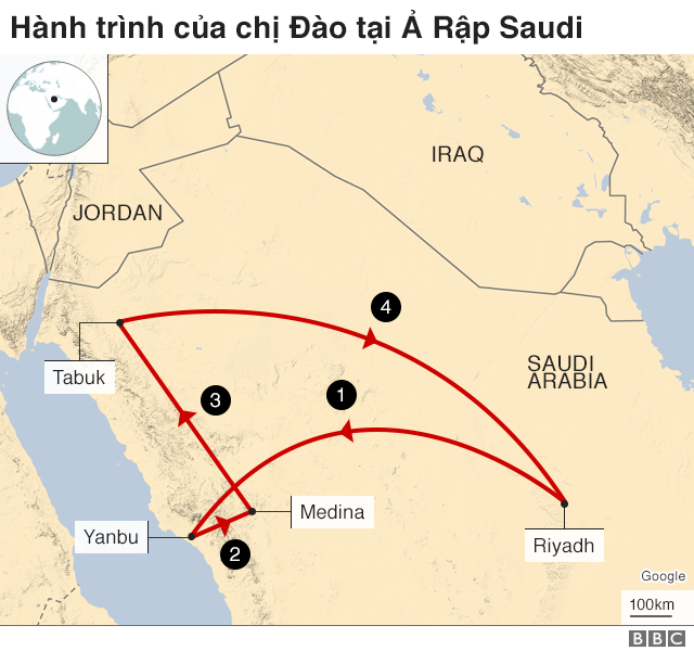 Dao's journey in Saudi Arabia