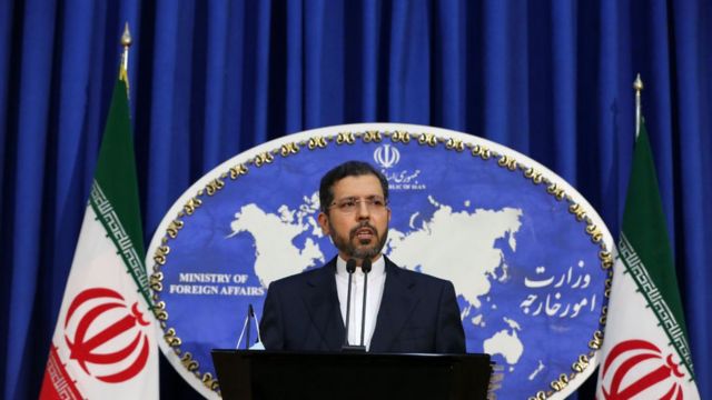 Iranian Foreign Ministry spokesman Saeed Khatibzadeh