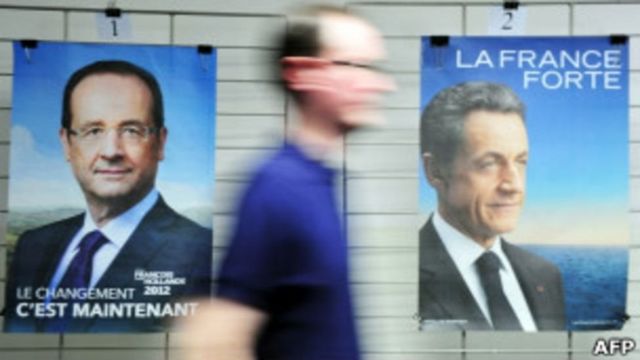 نیکولا سارکوزی و فرانسوا اولاند، انتخابات ریاست‌جمهوری ۲۰۱۲ فرانسه