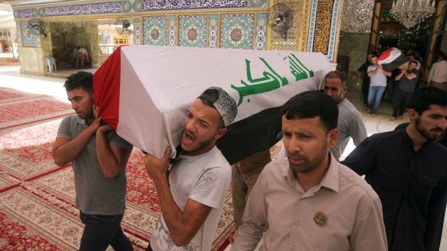 Hazoba ikigandaro c'iminsi 3 ku baguye mu gitero ca Baghdad