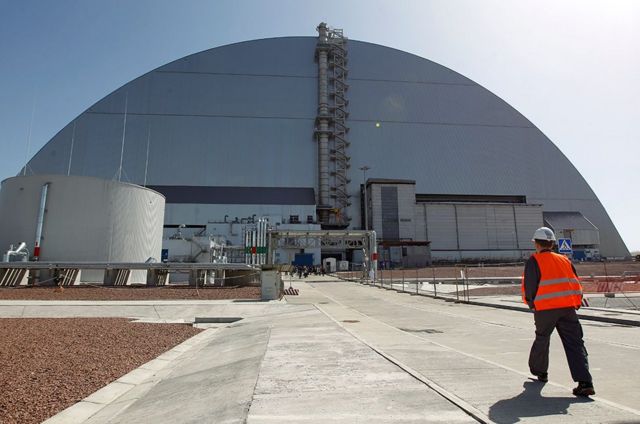 Imagen del reactor de Chernobil en la actualidad.