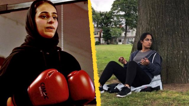Safiyyah Syeed, left, and Faizah Hashmi, right, have both used sport to help deal with eating disorder